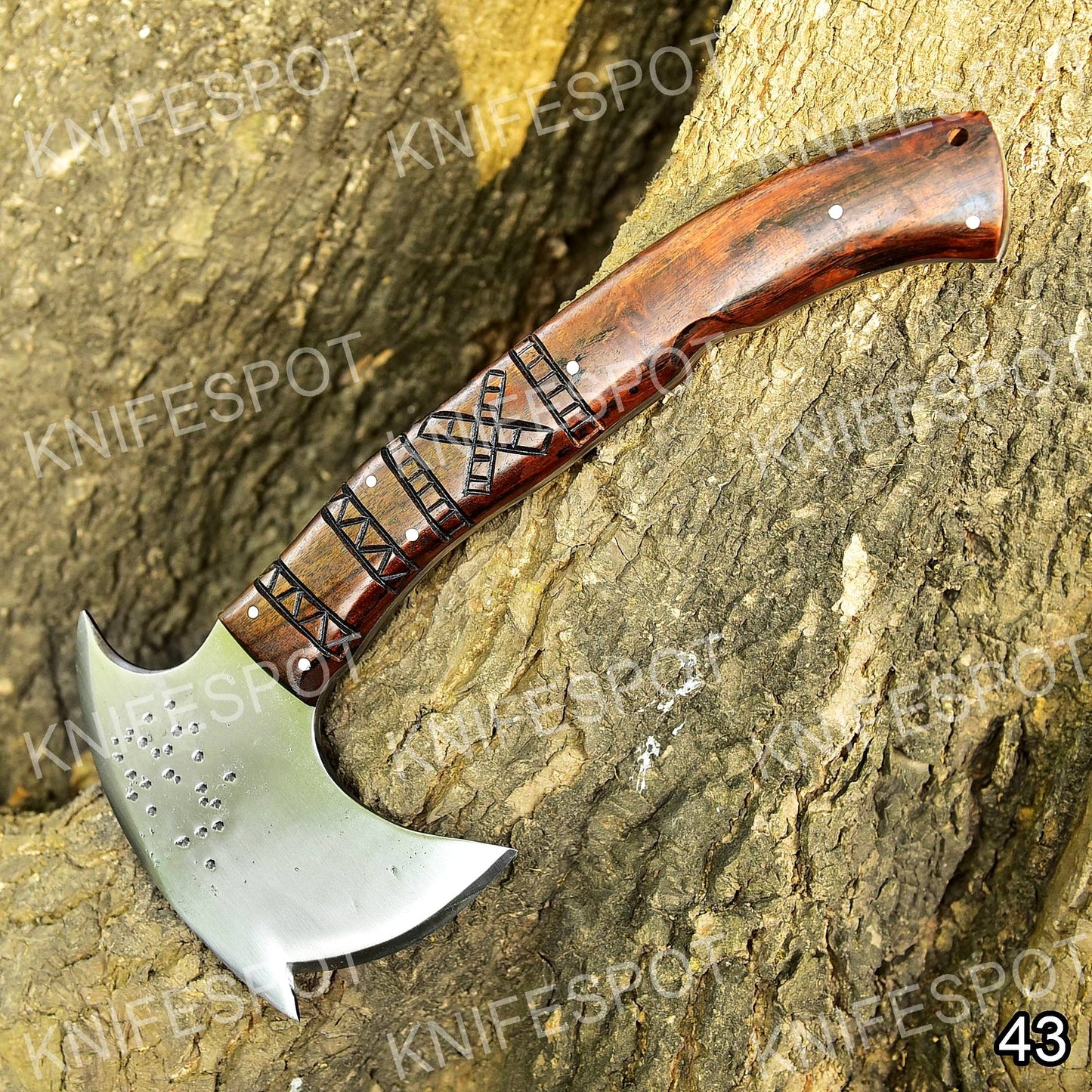 16.0" Outdoor Axe Camping Tactical Tomahawk Hatchet Blade Survival