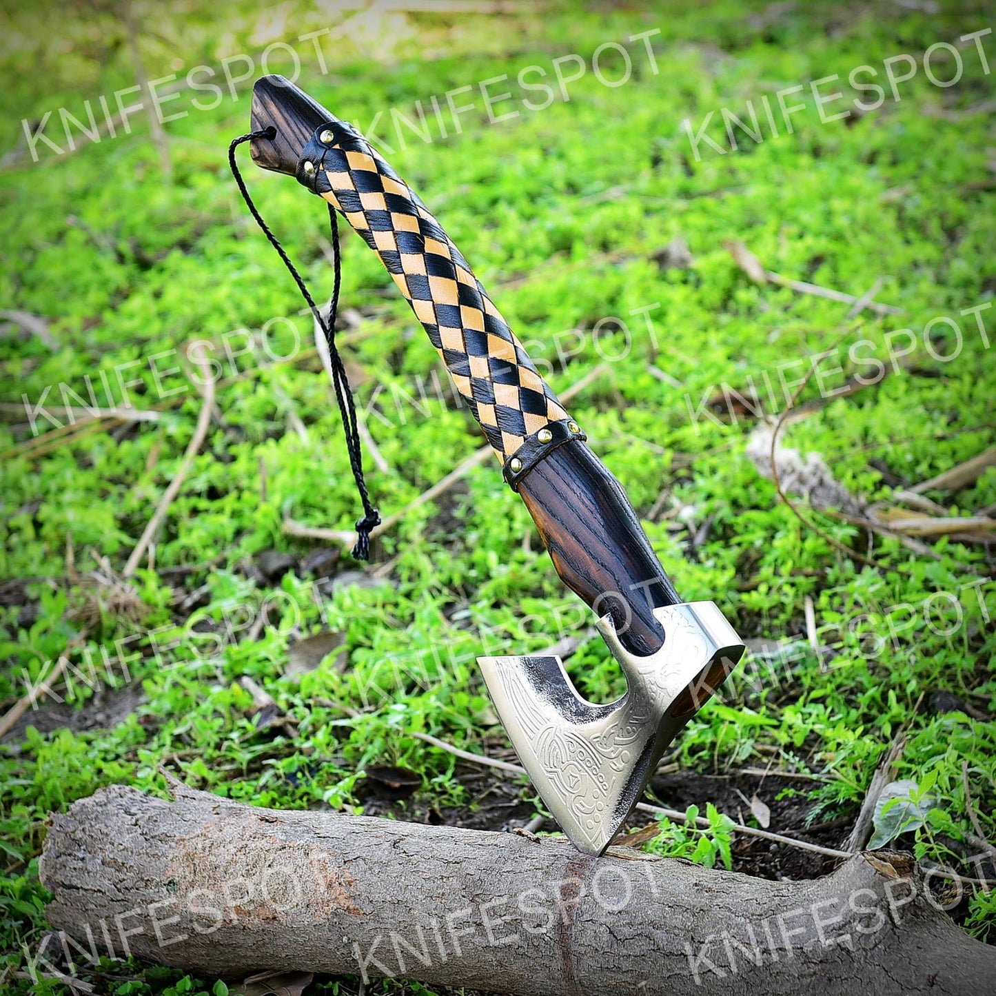 16.0" Outdoor Axe Camping Tactical Tomahawk Hatchet Blade Survival